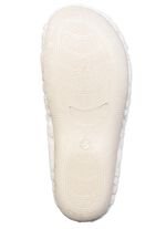 Laurina, gef&uuml;tterte Damen-Hausschuhe, mit anatomisch geformtem Fussbett ECRU