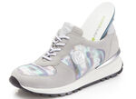 Waldläufer Sneaker mit bedrucktem Textilmaterial GRAU-BUNT