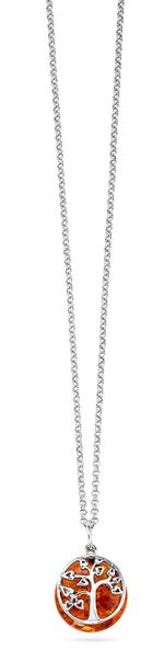 Lebensbaum-Anh&auml;nger mit Kette 