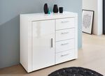 Kommodenserie in geradliniger Formgebung WEISS