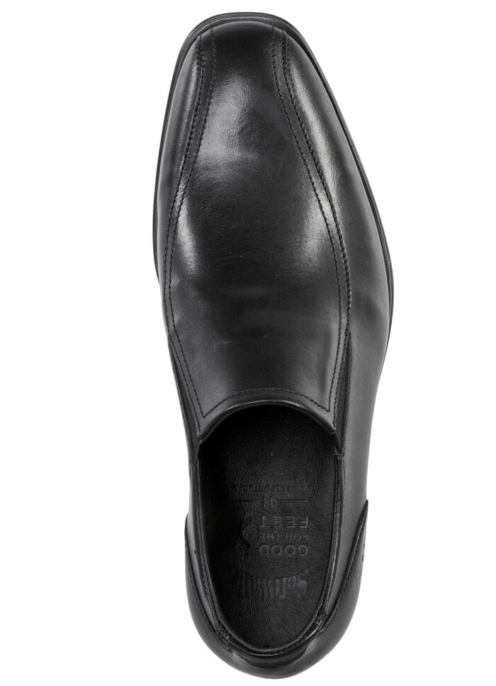 Slipper aus Rind-Nappaleder SCHWARZ