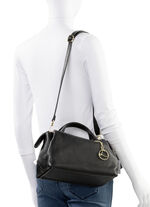 Laurina Tasche aus genarbtem Kalbleder SCHWARZ