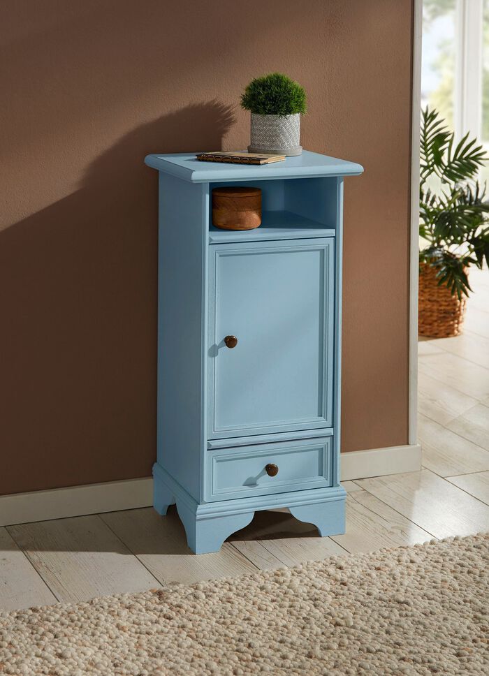 Teilmassive Kommodenserie PASTELLBLAU