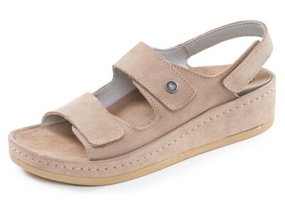 Mubb, bequeme Damen-Sandalen, Weite H, mit herausnehmbarem Fussbett 