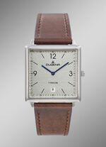 Dugena-Quartz-Herrenuhr mit robustem Titangeh&auml;use 