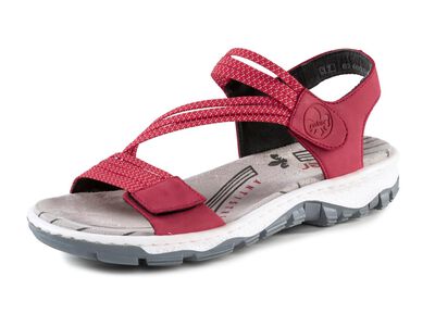 Rieker, sportliche Damen-Sandalen, mit zwei Klettspangen 