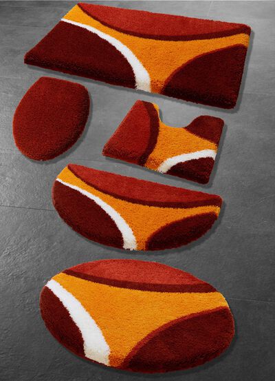 Badgarnitur mit rutschhemmendem TPR-R&uuml;cken 