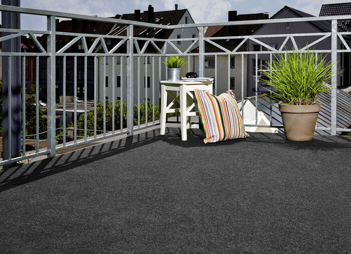 Robuster Kunstrasenteppich ANTHRAZIT