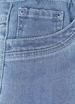 Rock in gerader Schnittführung HELLBLAU