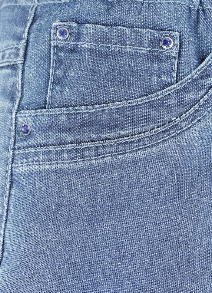 Rock in gerader Schnittführung HELLBLAU