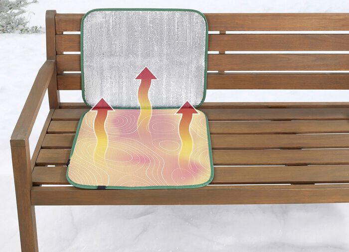 Thermo Sitz- und R&uuml;ckenkissen XL 