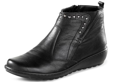 Gemini, bequeme Damen-Boots, Weite G, mit herausnehmbarem Fussbett 