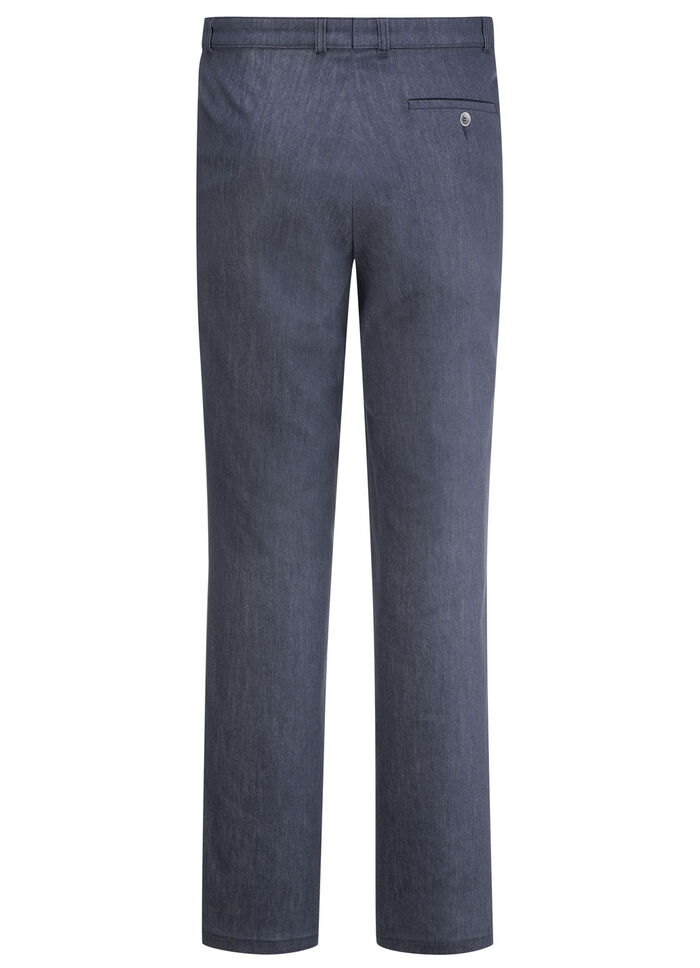 «Klaus Modelle»-Edeljeans mit Bundfalten in 2 Farben BLAU