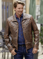 Lederkurzjacke von &laquo;Jilani&raquo; 