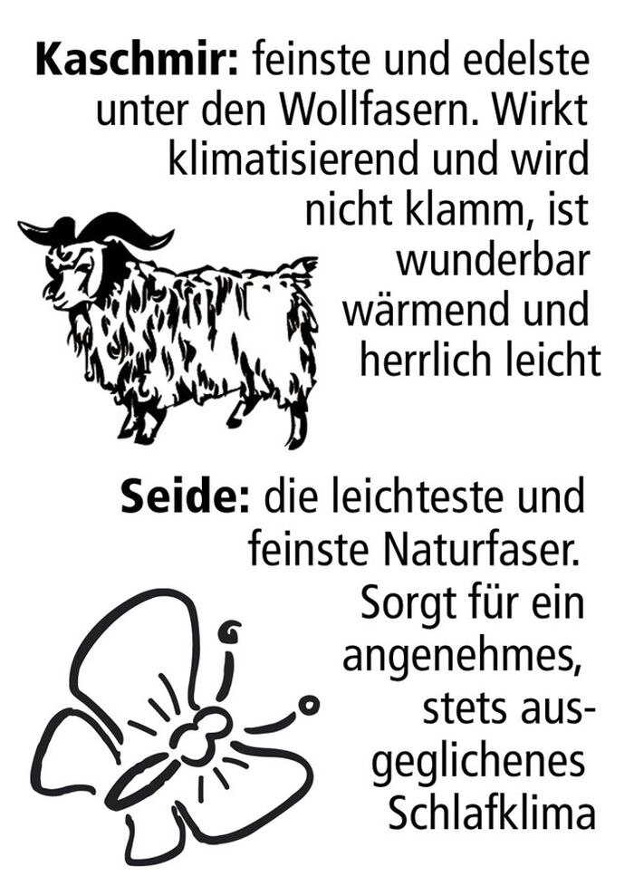 &laquo;MESANA&raquo; Edelhaar Bettwarenprogramm, verschiedene Ausf&uuml;hrungen 