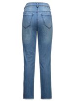 Edel-Jeans mit tollen Glitzersteinchen und Fransensaum 