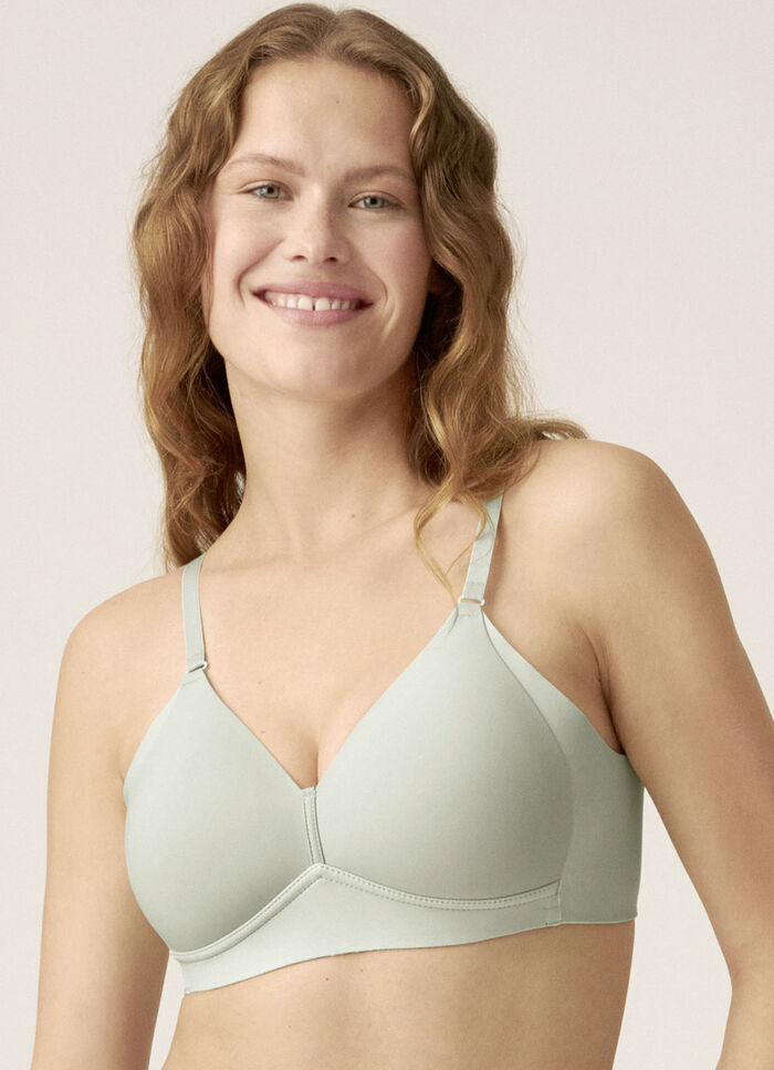 Naturana BH mit gepolsterten Cups SALBEI