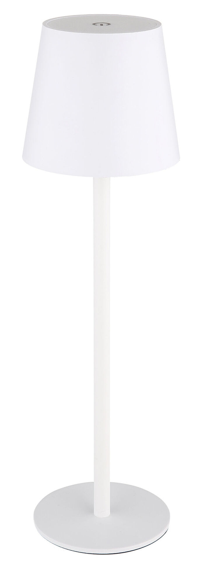 Moderne Tischleuchte für den Innen- und Außenbereich WEISS