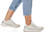 Rieker Sneaker mit MemoSoft-Textilfussbett GOLDBEIGE