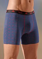 Dreierpack Pants mit Elastikbund und maritimem Alloverdessin 