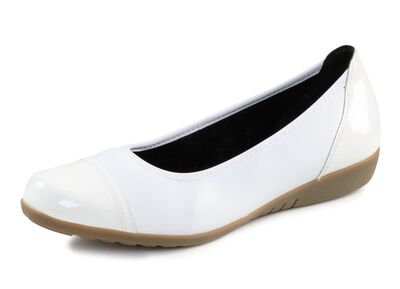 ELENA EDEN, klassische Damen-Ballerinas, Weite G, mit herausnehmbarem Fussbett 