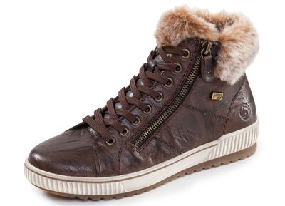 Remonte, gef&uuml;tterte Damen-Boots, Winterschuhe, Weite G, mit herausnehmbarem Fussbett 