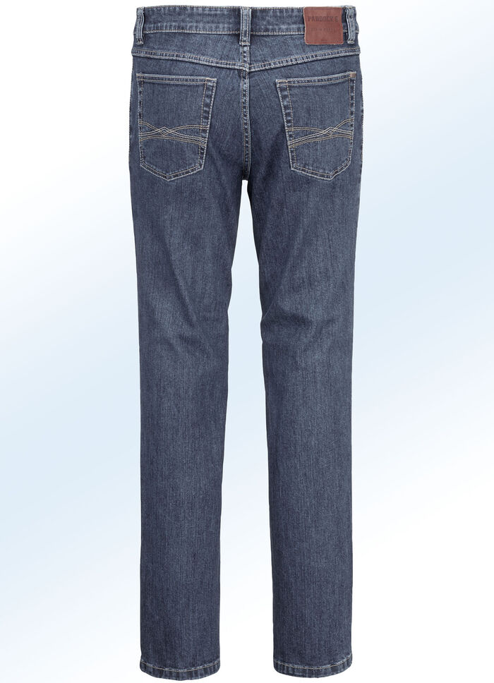 Lässige Jeans in 2 Farben MITTELBLAU