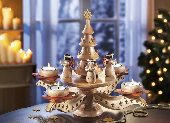 &laquo;ZEIDLER&raquo; Adventsleuchter aus dem Erzgebirge 