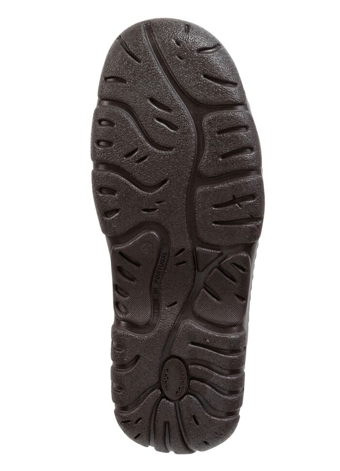 Schn&uuml;r-Boot aus Nubuk- und Veloursleder 