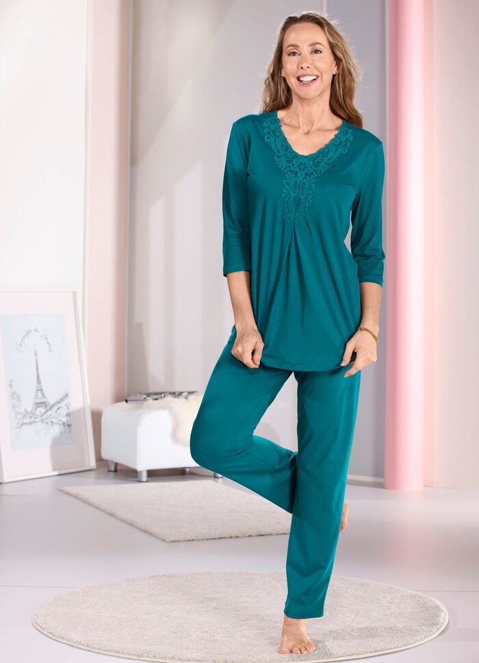 Laurina Schlafanzug mit gro&szlig;z&uuml;giger Motivspitze 