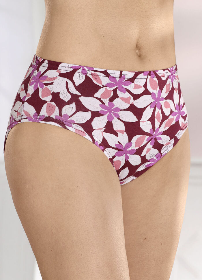 Viererpack Slips mit Gummizug im Bund