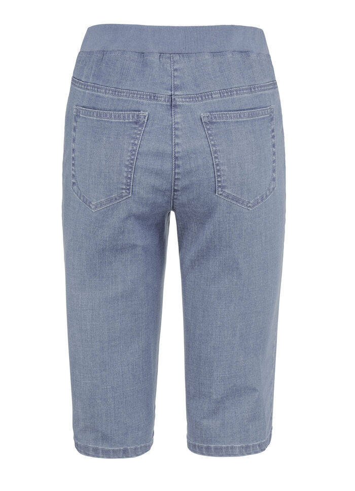 Bermudas mit Jersey-Bund HELLBLAU