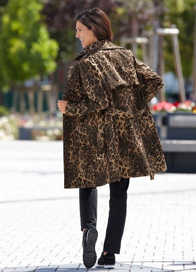 Trenchcoat mit G&uuml;rtel 