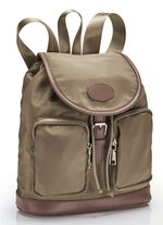 Collezione Alessandro Rucksack mit verstellbaren Umh&auml;ngeriemen TAUPE
