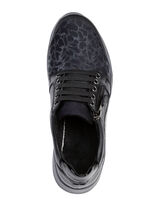 ELENA EDEN Schn&uuml;rschuh aus Nappa- und Knautschlackleder 