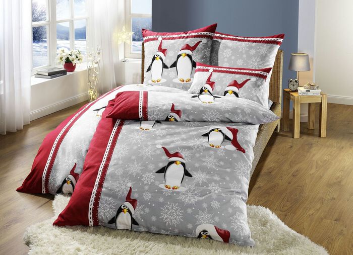 Dobnig Bettw&auml;sche-Garnitur ROT