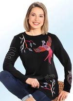 Pullover in weichem Feinstrick 