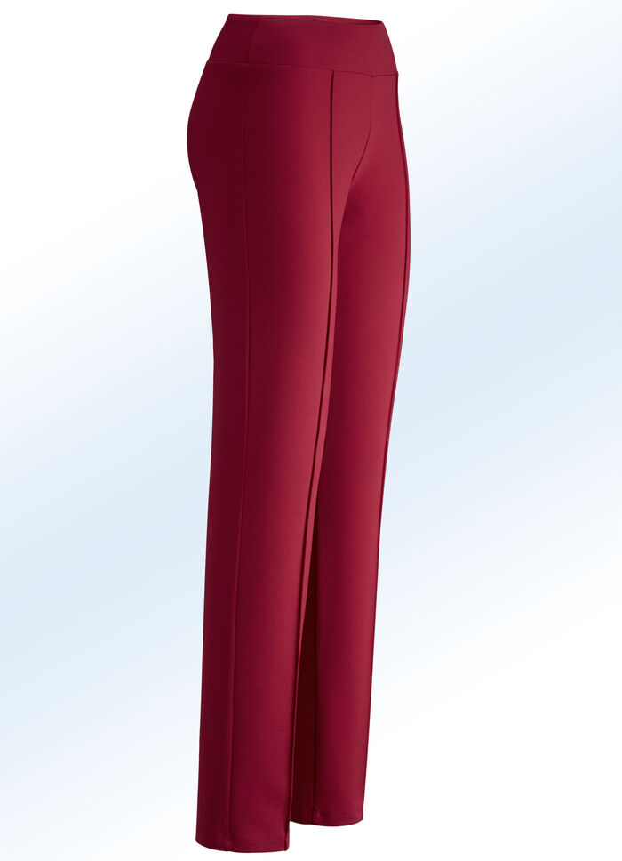 Jerseyhose mit höherem, elastischem Formbund ROT