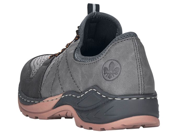 Rieker Sneaker mit herausnehmbarer MemoSoft-Textileinlage GRAU