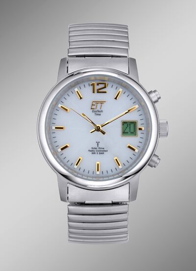 &laquo;ETT&raquo;-Funk-Solar-Herrenuhr 