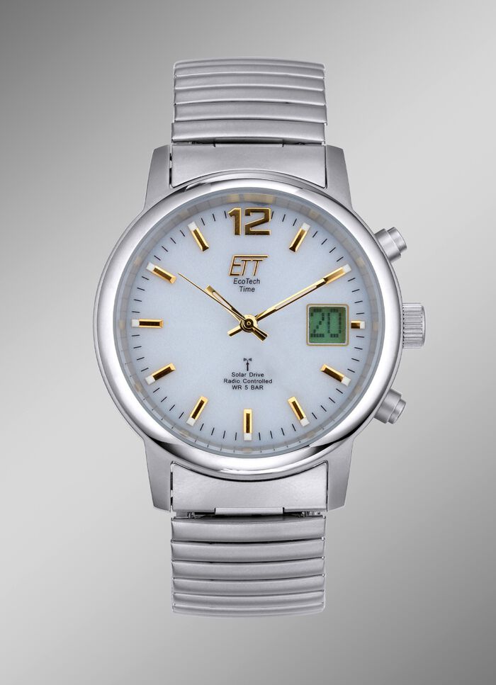 &laquo;ETT&raquo;-Funk-Solar-Herrenuhr 