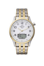 Funk-Herrenuhr mit Edelstahlbandgeh&auml;use 