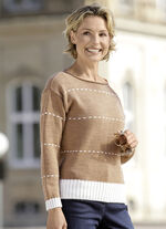 Pullover mit dezentem Glitzer 