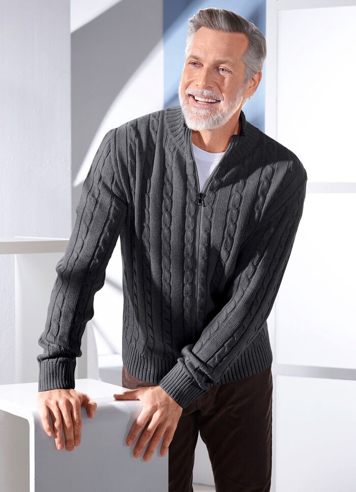 Jacke mit durchgehendem Reissverschluss in 5 Farben 