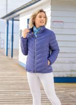 Jacke mit 2-Wege-Zipper JEANSBLAU