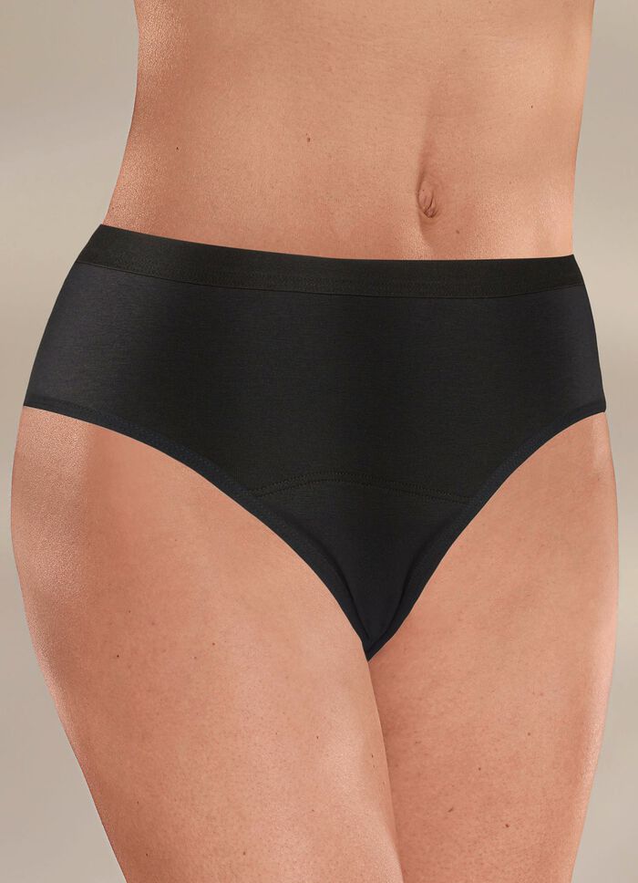 Damen Inkontinenz Taillen-Slip von Con-ta SCHWARZ