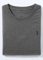 Doppelpack Shirt in 4 Farben  1x WEIß 1x DUNKELGRAU MELIERT