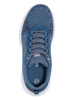 Schn&uuml;r-Sneaker aus effektvoll strukturiertem Textilmaterial 