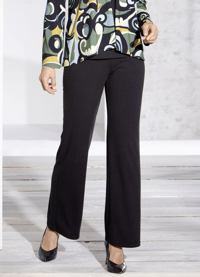 Supersofte Hose in bequemer Weite SCHWARZ