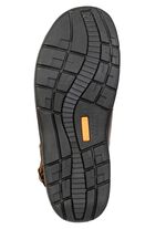 Klassische Herren-Sandalen, Weite H, mit Klettverschluss MOKKA